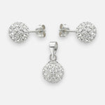 Conjunto Esfera Strass
