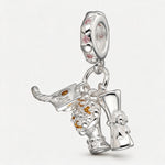 Colgante Charm Diploma Birrete Flores Graduación Licenciatura