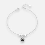 Pulsera Corazón Huesito Patita Esmaltada