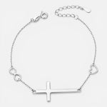 Pulsera Cruz Corazón Infinito