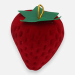 Frutilla Terciopelo para Anillos o Aros apegados
