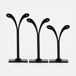 Set 3 Palmeras Negras para Aros