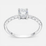 Anillo Circón Solitario 12