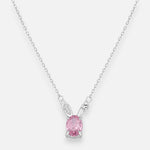Collar Conejito Circón Rosa Francia