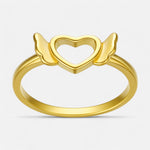 Anillo Corazón Alas de Ángel