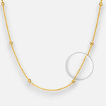 Cadena Turbillon con Bolitas