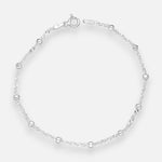 Pulsera Singapur con Esferas