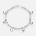 Pulsera Esferas y Corazones