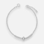 Pulsera Esferas Satinada y Lisas