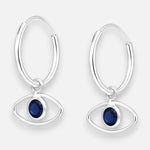 Argolla Ojo Turco Circón Zafiro 14 mm