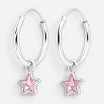 Argolla Estrella Circón Rosa Francia 12 mm