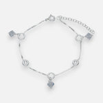 Pulsera Circulos Cristales Hecho con Swarovski®