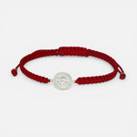 Pulsera Hilo Rojo Ajustable San Benito Abad