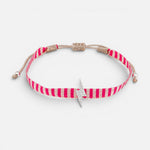 Pulsera Cinta Fucsia Ajustable Rayo Circones