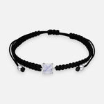 Pulsera Hilo Negro Ajustable Circón