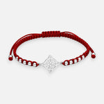 Pulsera Hilo Rojo Ajustable Nudo de Brujas