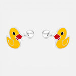 Aro con Tope Patito Esmaltado 8 mm
