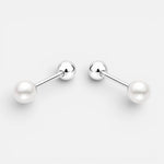 Aro con Tope Perla 4 mm
