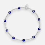 Pulsera Elástica Ojo Turco Esferas