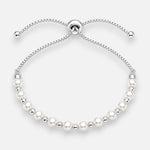 Pulsera Ajustable Perlas Esferas