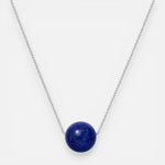 Collar Veneciano Esfera Lapislazuli 10 mm