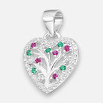Colgante Corazón Árbol de la Vida Circones Multicolor