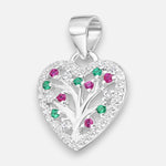 Colgante Corazón Árbol de la Vida Circones Multicolor