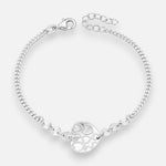 Pulsera Corazón Círculos Facetados