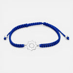 Pulsera Hilo Azul Ajustable Estrella Solar