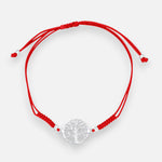 Pulsera Hilo Rojo Ajustable Árbol de la vida