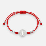 Pulsera Hilo Rojo Ajustable San Benito Abad