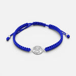 Pulsera Hilo Azul Ajustable Ojo de Horus