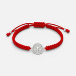 Pulsera Baby Hilo Rojo Ajustable San Benito Abad