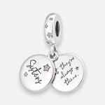 Colgante Charm Sisters Circones Rosa Francia