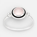 Anillo Étnico Cuarzo Rosado