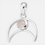 Colgante Luna Invertida Cuarzo