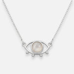 Collar Ojo Turco Cuarzo Rosado