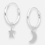 Argolla Desigual Estrella Media Luna 12 mm
