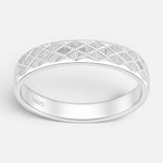 Anillo Rombos Facetados