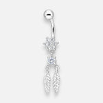 Piercing Ombligo Flor Atrapasueños Circones