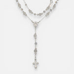 Rosario Virgen de los Rayos Milagrosa Cristales Hecho con Swarovski® Tornasol