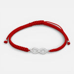 Pulsera Hilo Rojo Ajustable Infinito
