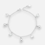 Pulsera Esferas Cascabel Cristales Hecho con Swarovski® Tornasol
