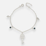 Pulsera Llave Mandala Circones Zafiro