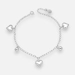 Pulsera Corazones Esferas