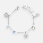 Pulsera Chiches Marinos Circones Agua Marina
