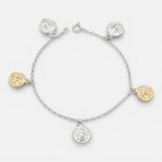 Pulsera San Benito Abad en Oro