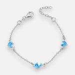 Pulsera Delfines Esmaltados 16 cm