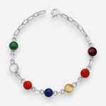 Pulsera Piedras Naturales Multicolor