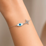 Pulsera Nudo de Brujas Ojo Turco
